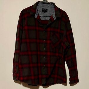 Capsule Black and Red Flannel Shirt